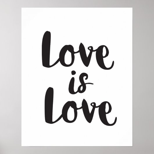 Love Gezegde Short Love Quote Art Poster (Voorkant)
