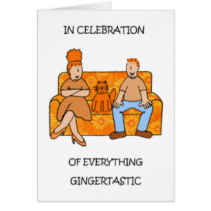 Love Ginger Red Hair Cartoon Humour