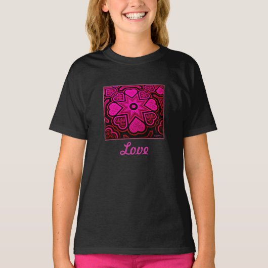 'Love' Girls T-shirt (Voorkant)