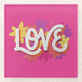 LOVE Glass Onderzetter (Voorkant)