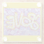 LOVE Glass Onderzetters (Achterkant)