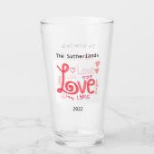 LOVE Glass Tumbler (Voorkant)