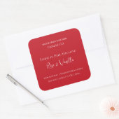 Love Glow Valentine – Romantic Love Candle Label (Envelop)