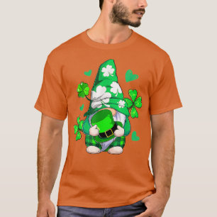 Love Gnomes Irish Shamrock St Patrick's Day Four L T-shirt