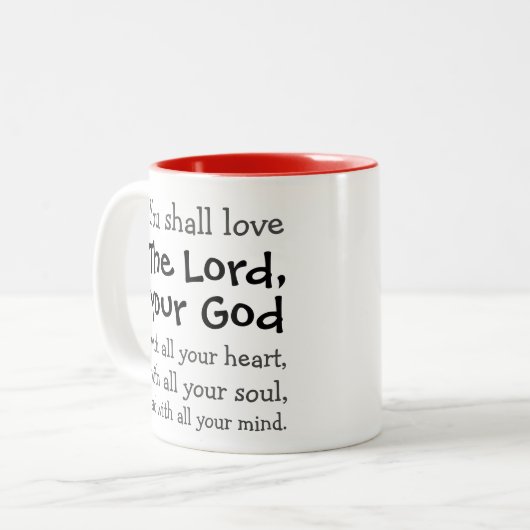 Love God Love Neighbor Mug (Devant gauche)