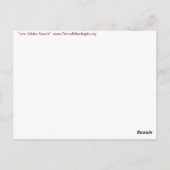 Love Golden Pastels Art Painting Carte postale (Dos)