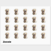 Love Golden Retriever Stickers Chien Chien Chien C (Feuille)