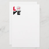 Love golf briefpapier (Voorkant / Achterkant)
