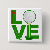 Love Golf Button (Voorkant)