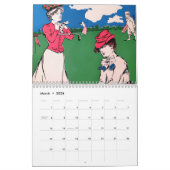 Love Golf - Calendrier Golf Vintage (Mar 2026)