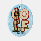 Love golf keramisch ornament (Rechts)