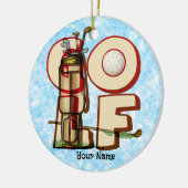 Love golf keramisch ornament (Links)