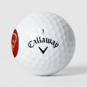Love Golfer Monogram Year Golfballen (Logo)
