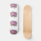 Love Graffiti Art Skateboard (Voorkant)
