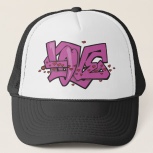 Love Graffiti Art Trucker Pet