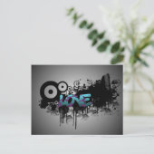 LOVE Graffiti Briefkaart (Staand voorkant)