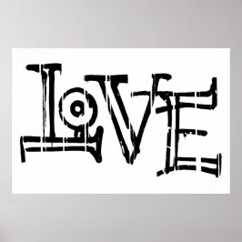 Love Graffiti Poster
