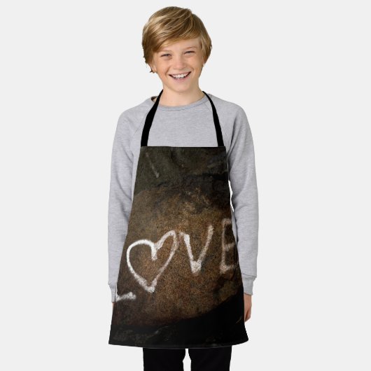 Love Graffiti Schort (Gedragen)