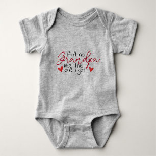 Love Grandpa Fun with Hearts Romper