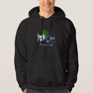 Love Granny Life Summer Ocean Beach Hoodie