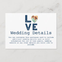 LOVE Graphic Minimalist Heart Photo Weddenschap
