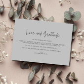 Love Gratitude Photo Mariage Merci