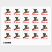 Love Great Dane Chien Chien Sticker / Sceau (Feuille)