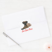 Love Great Dane Chien Chien Sticker / Sceau (Enveloppe)