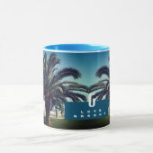 Love Grèce Monogram Palmiers Summer Mug (Centre)