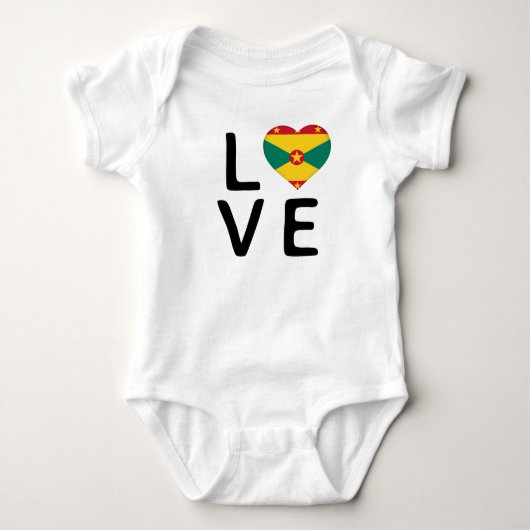 Love - Grenada Flag Romper (Voorkant)