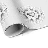 Love Grey Cadeaupapier (Rol Hoek)