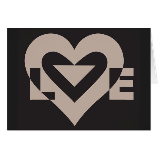 Love Grey on Black (Voorkant Horizontaal)