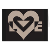 Love Grey sur Black (Devant horizontal)