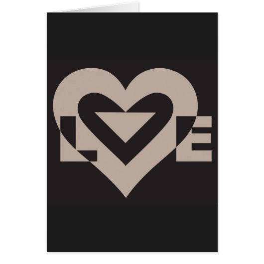 Love Grey sur Black (Devant)