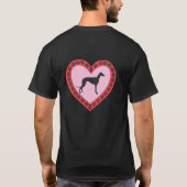 Love Greyhounds T-shirt (Achterkant)
