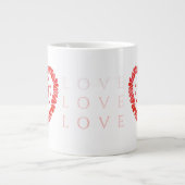 LOVE Grote Witte Mok (Voorkant)