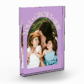 Love Grows Here Modern Arch Lemon Wisteria Fotoblokken (Links)