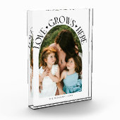 Love Grows Here Modern Arch White Fotoblokken (Links)