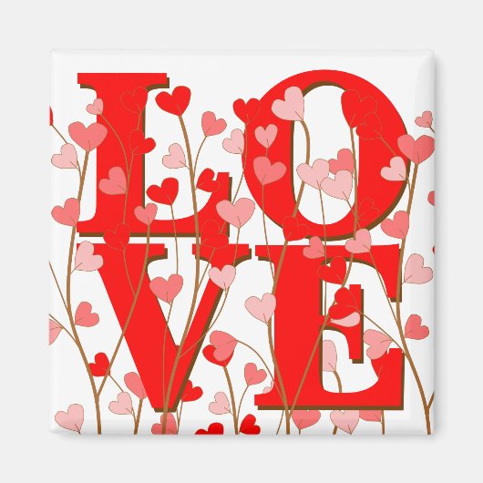 LOVE Grows Magnet Magneet (Voorkant)