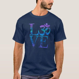 LOVE Grunge OM Symbol Spiritualiteit Yoga T-shirt