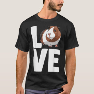 Love Guinea Pig T-shirt Vrouwen Grappige Cavy T -