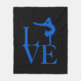 Love Gymnast Blanket Fleece Deken