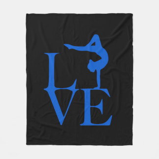 Love Gymnast Blanket Fleece Deken