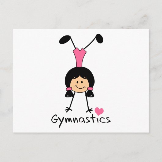 Love Gymnastics Briefkaart (Voorkant)