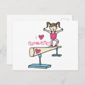 Love Gymnastics Briefkaart (Voorkant / Achterkant)