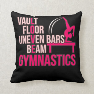 Love Gymnastics Gymnast Gymnastic Sports Lover Gra Kussen