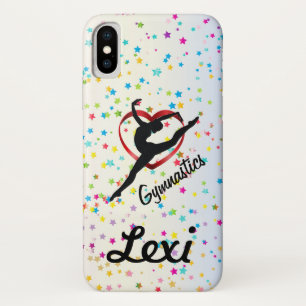 Love Gymnastics Little Stars iPhone X Hoesje