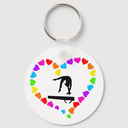 Love Gymnastics Sleutelhanger (Voorkant)