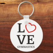 LOVE Gymnastiek Sleutelhanger (Voorkant)