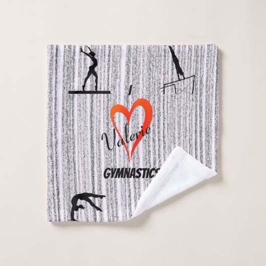 Love Gymnastique Événements Filles (Gant de toilette)